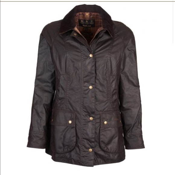 Barbour Beadnell jacket in brown, size 2 - Picture 2 of 7
